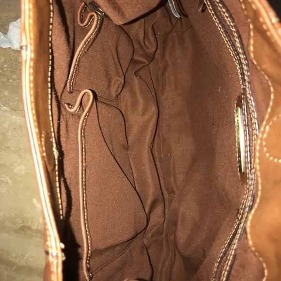 Brown Leather Shoulder Bag - Picture 4 of 5